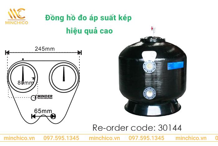 tính năng nổi bật của bình lọc bể bơi cỡ lớn Minder Series F