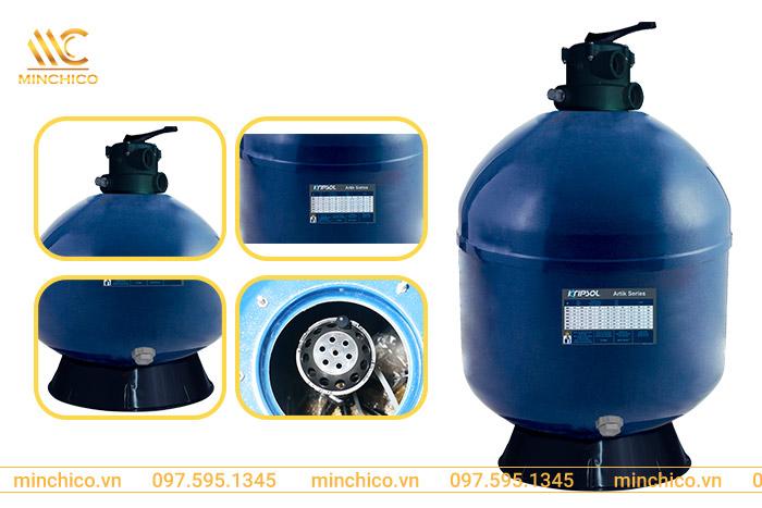 tính năng nổi bật của bình lọc Kripsol AKT van đỉnh