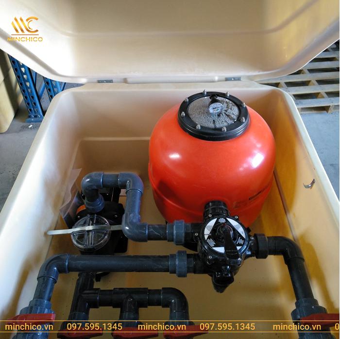 Ứng dụng bình lọc bể bơi Kripsol Model BC Ứng dụng bình lọc bể bơi Kripsol Model BC