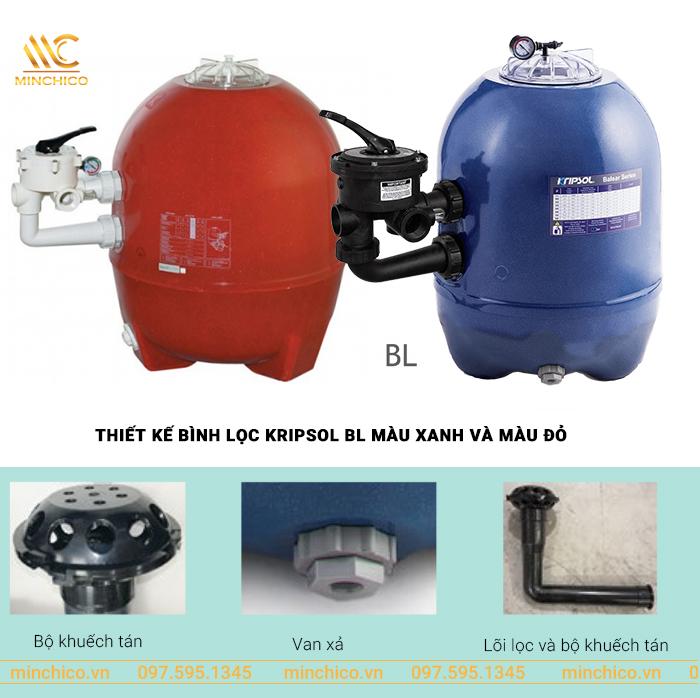 tính năng nổi bật của bình lọc cát hồ bơi Kripsol Model BL tính năng nổi bật của bình lọc cát hồ bơi Kripsol Model BL
