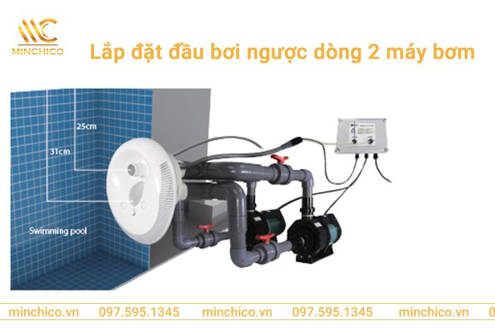 đầu trả nước hồ bơi