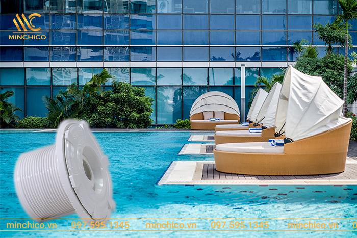 Ứng dụng của đầu trả nước hồ bơi Kripsol BOR 20