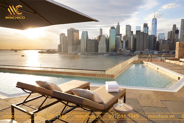 Bể bơi khách sạn Brooklyn Bridge, NEW YORK Bể bơi khách sạn Brooklyn Bridge, NEW YORK