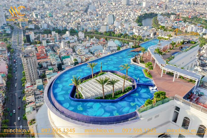 Bể bơi khách sạn LA VELA Sài Gòn Bể bơi khách sạn LA VELA Sài Gòn