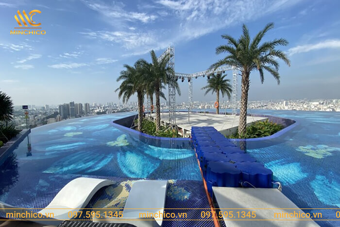 Bể bơi khách sạn LA VELA Sài Gòn Bể bơi khách sạn LA VELA Sài Gòn