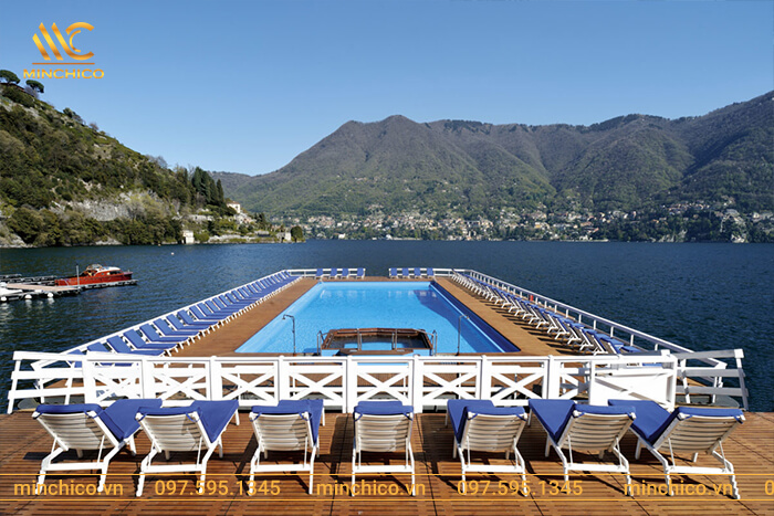 Bể bơi biệt thự D’Este, Lake Como, Italy Bể bơi biệt thự D’Este, Lake Como, Italy