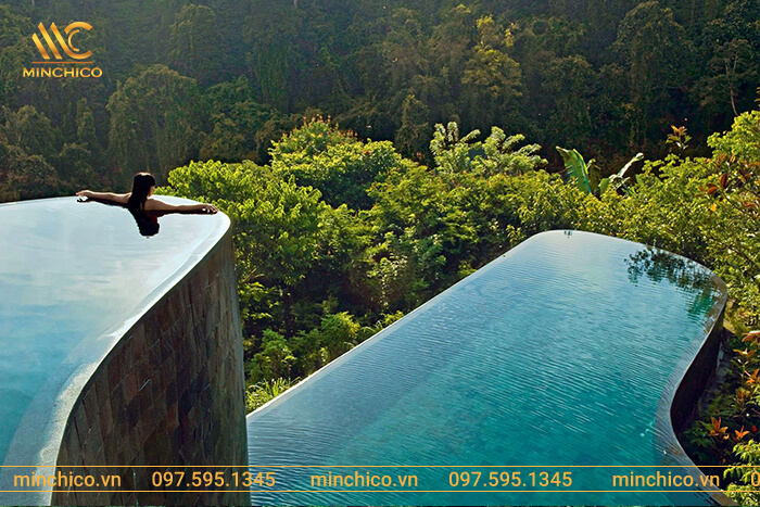 Bể bơi Vườn treo The Ubud Hanging Gardens Hotel, Bali, Indonesia Bể bơi Vườn treo The Ubud Hanging Gardens Hotel, Bali, Indonesia
