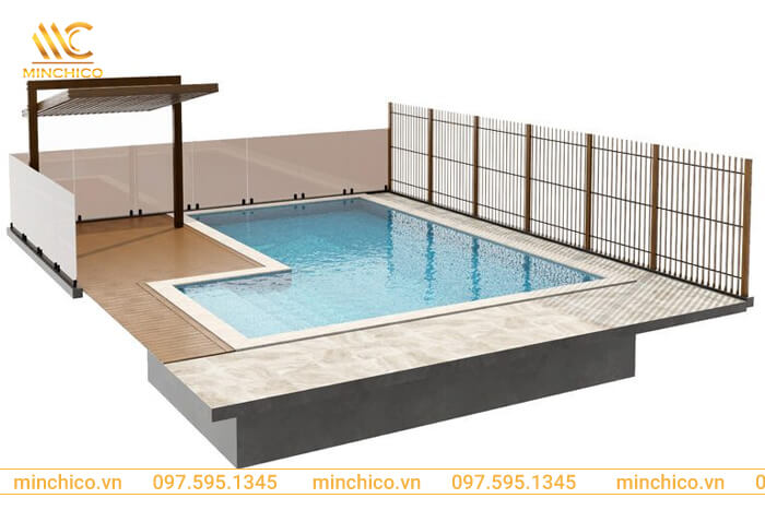 Kích thước bể bơi gia đình tiêu chuẩn Kích thước bể bơi gia đình tiêu chuẩn