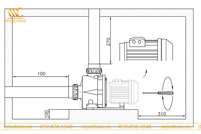 Tiêu chuẩn lắp đặt máy bơm sục bể bơi Kripsol KNG