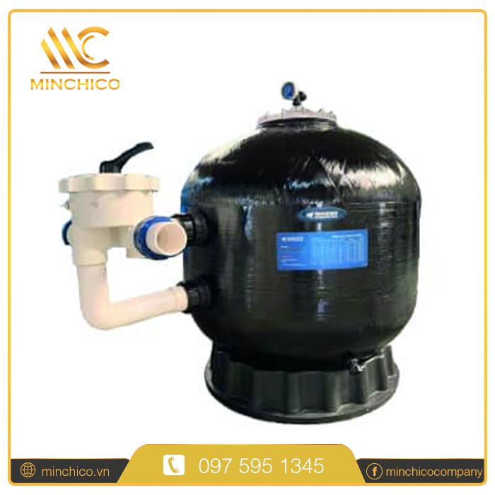 Bình lọc bể bơi Minder Model MS van cạnh