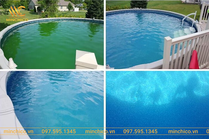 Quy trình xử lý nước bể bơi Quy trình xử lý nước bể bơi