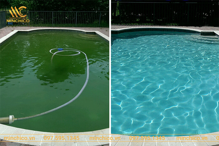 Một số lưu ý cần nắm chắc trong quy trình xử lý nước hồ bơi Một số lưu ý cần nắm chắc trong quy trình xử lý nước hồ bơi