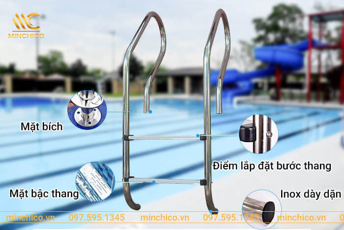 Thang hồ bơi SF215 Thang hồ bơi SF215