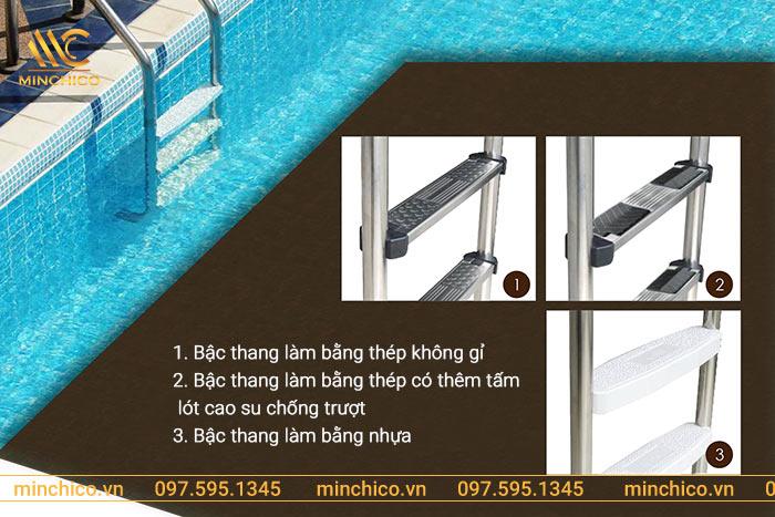 Cầu thang hồ bơi Emaux NMU Cầu thang hồ bơi Emaux NMU