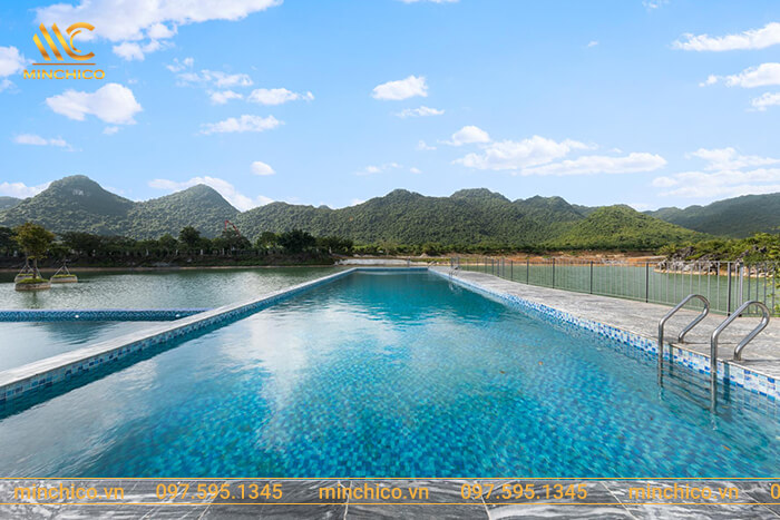 hình ảnh công trình bể bơi Resort tại khu nghỉ dưỡng Vedana Resort Ninh Bình hình ảnh công trình bể bơi Resort tại khu nghỉ dưỡng Vedana Resort Ninh Bình