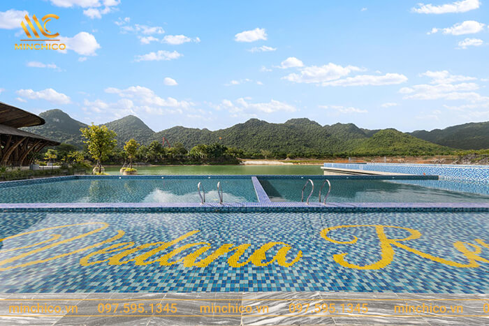hình ảnh công trình bể bơi Resort tại khu nghỉ dưỡng Vedana Resort Ninh Bình hình ảnh công trình bể bơi Resort tại khu nghỉ dưỡng Vedana Resort Ninh Bình