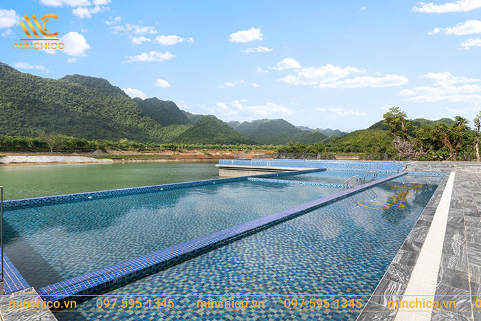 hình ảnh công trình bể bơi Resort tại khu nghỉ dưỡng Vedana Resort Ninh Bình hình ảnh công trình bể bơi Resort tại khu nghỉ dưỡng Vedana Resort Ninh Bình