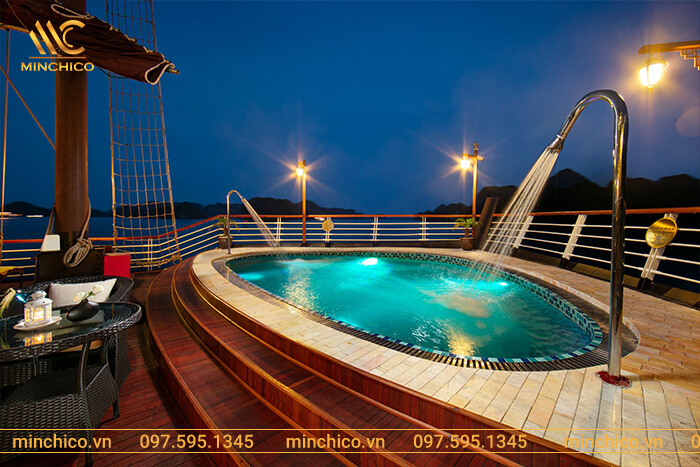 Hình ảnh dự án thi công bồn sục trên các tàu du thuyền Azalea Hình ảnh dự án thi công bồn sục trên các tàu du thuyền Azalea