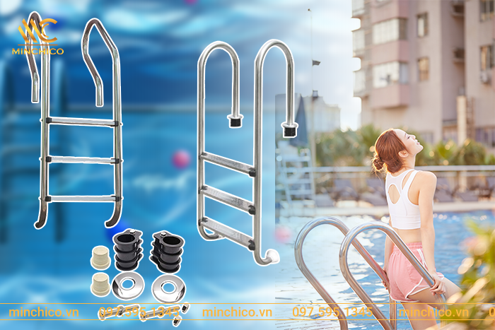 Cầu thang bể bơi Minchico Cầu thang bể bơi Minchico