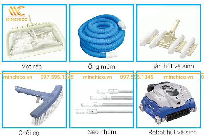 Dụng cụ vệ sinh bể bơi Dụng cụ vệ sinh bể bơi