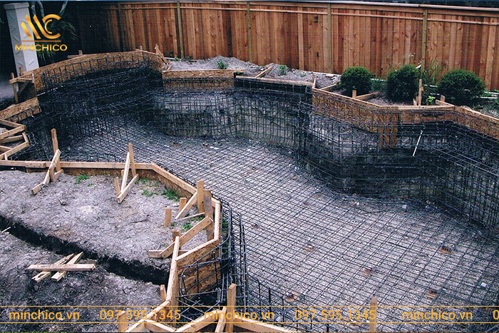 Chi phí xây dựng thô bể bơi