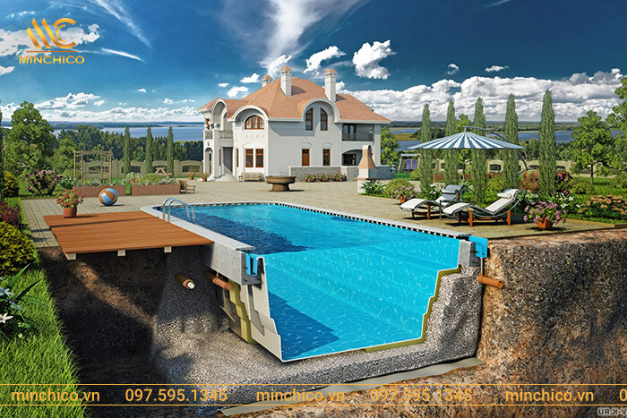 xây dựng bể bơi hết bao nhiêu tiền