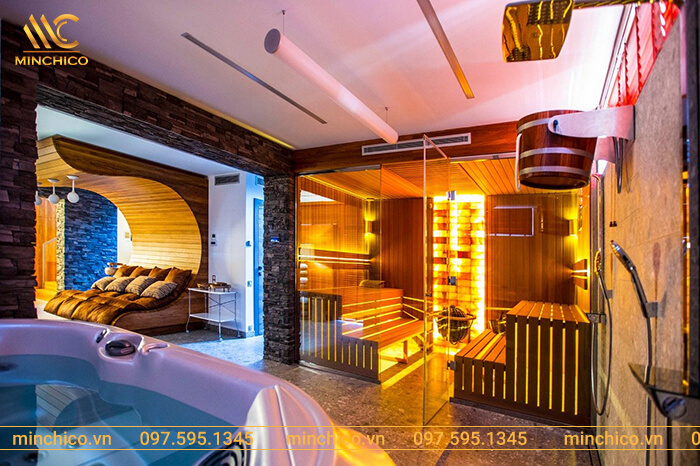 Phòng xông hơi khô đá muối