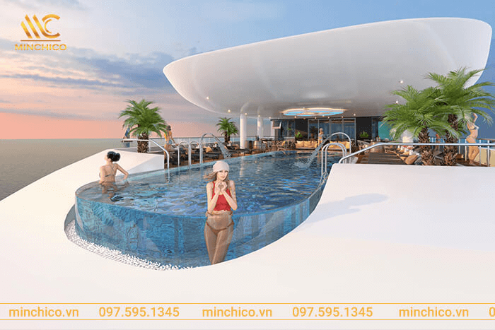 Bể bơi du thuyền 6 sao Elite of the Seas - Hải Phòng