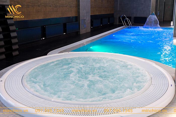 Thiết kế thi công bồn sục spa trọn gói tiết kiệm tối đa ngân sách tại Minchico