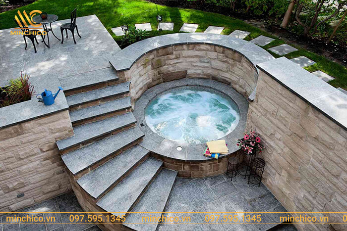 Báo giá thi công bồn sục Spa Báo giá thi công bồn sục Spa