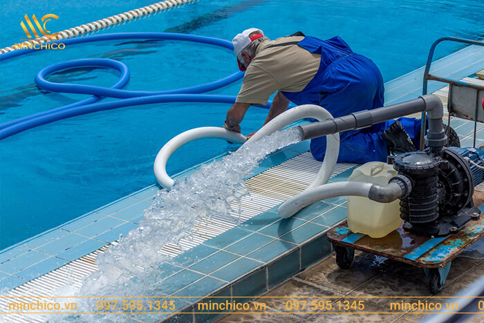 Bảo dưỡng hệ thống lọc tuần hoàn nước bể bơi Bảo dưỡng hệ thống lọc tuần hoàn nước bể bơi