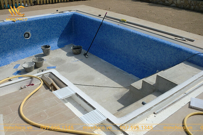 Quy trình chống thấm bể bơi Quy trình chống thấm bể bơi