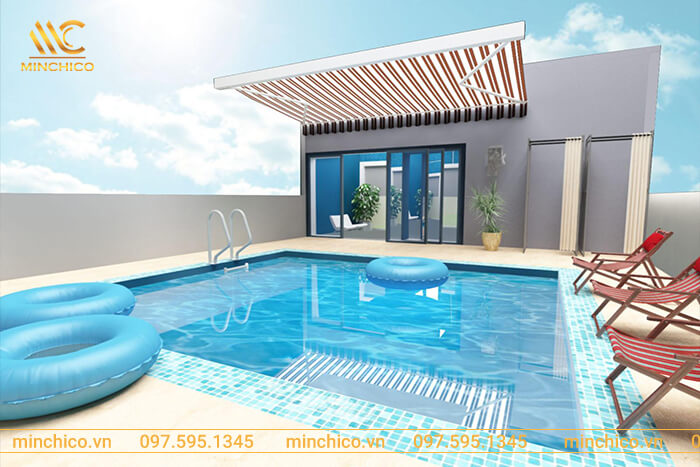 hình ảnh biệt thự có hồ bơi