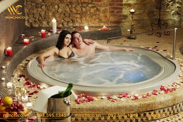 Mẫu bồn sục nguyên chiếc gia đình đẹp