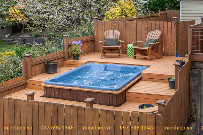 Kích thước bồn tắm sục gia đình là bao nhiêu?