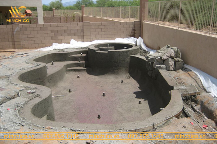 Thiết kế, thi công bồn sục bê tông trọn gói