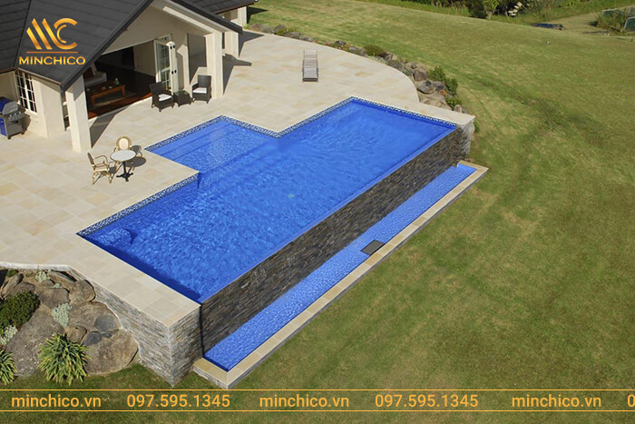 Cấu tạo bể bơi vô cực