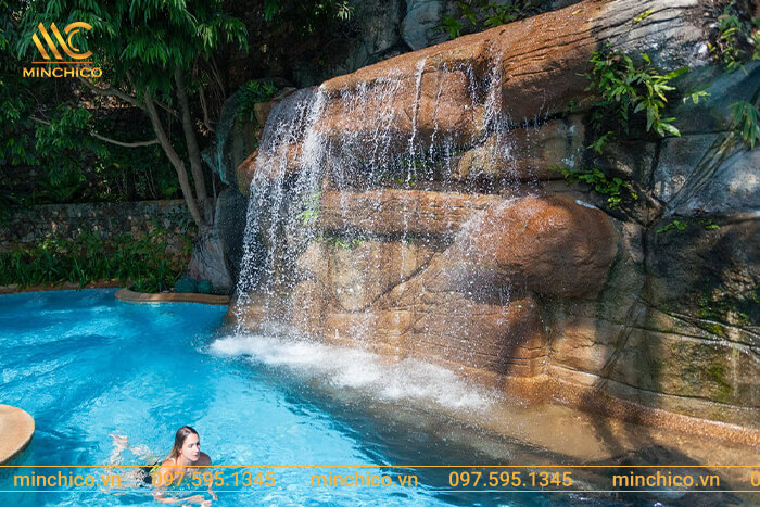 Đơn vị thi công thác nước bể bơi đẹp tại Hà Nội Đơn vị thi công thác nước bể bơi đẹp tại Hà Nội