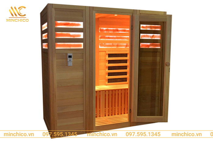 Dịch vụ lắp đặt phòng xông hơi đá muối hồng ngoại của Minchico Dịch vụ lắp đặt phòng xông hơi đá muối hồng ngoại của Minchico