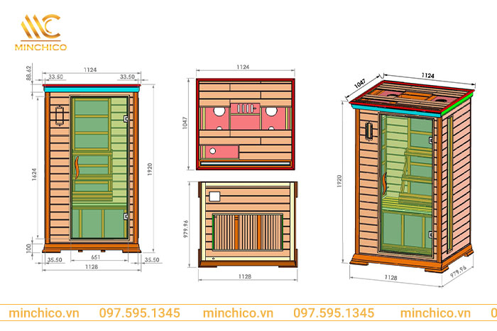 lắp đặt phòng xông hơi đá muối hồng ngoại lắp đặt phòng xông hơi đá muối hồng ngoại