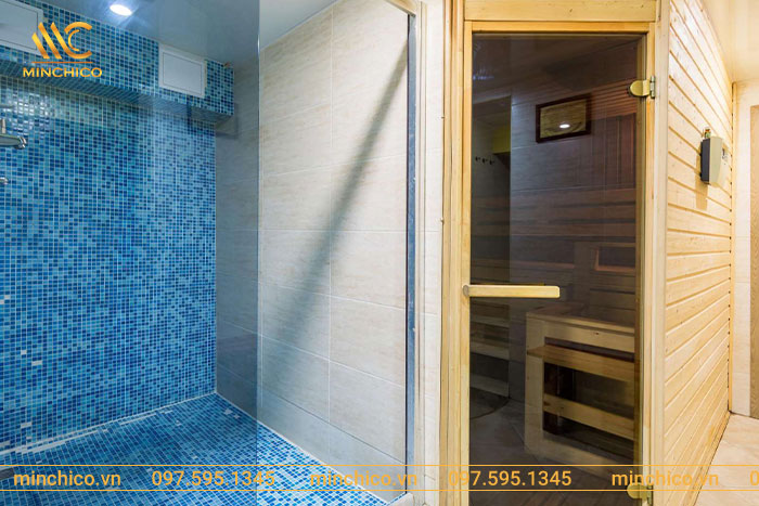 Thi công phòng xông hơi spa