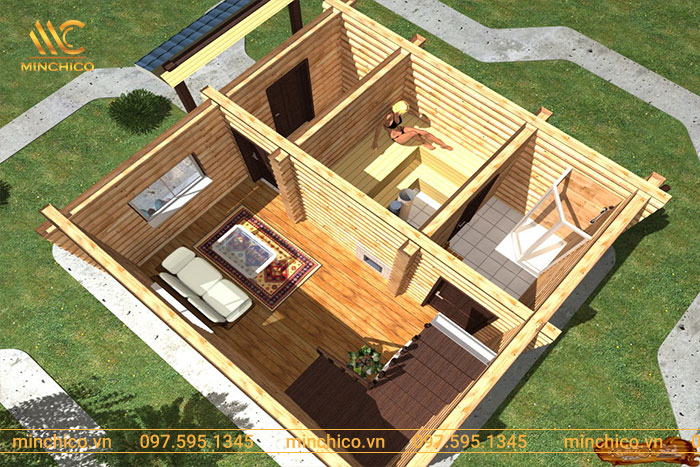 Thiết kế phòng xông hơi spa