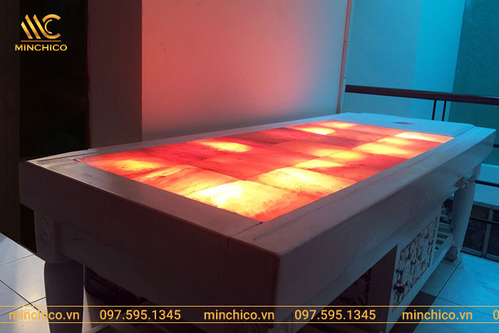 Giường đá muối Himalaya Giường đá muối Himalaya