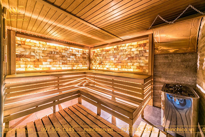 Phòng xông hơi đá muối Himalaya Phòng xông hơi đá muối Himalaya