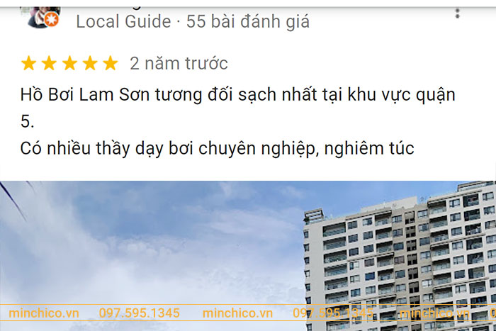 Review bể bơi lam sơn
