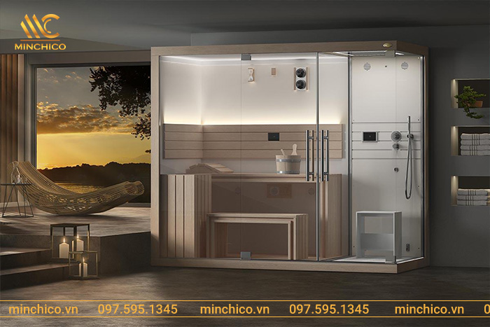 thiết kế thi công phòng xông hơi