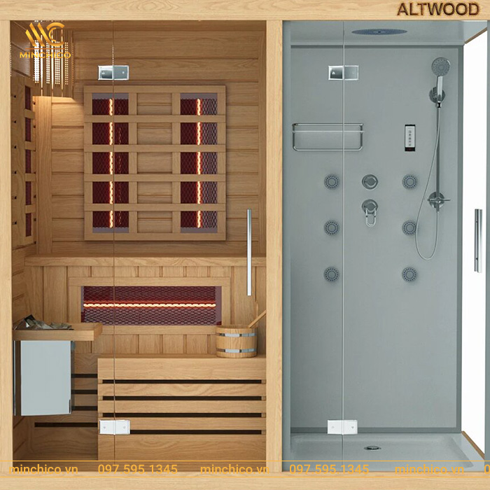 thi công phòng xông hơi gia đình