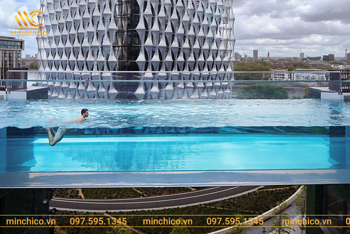 Ứng dụng vật liệu acrylic xây dựng bể bơi như thế nào?