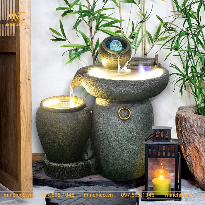 đài phun nước phong thủy trong nhà đài phun nước phong thủy trong nhà