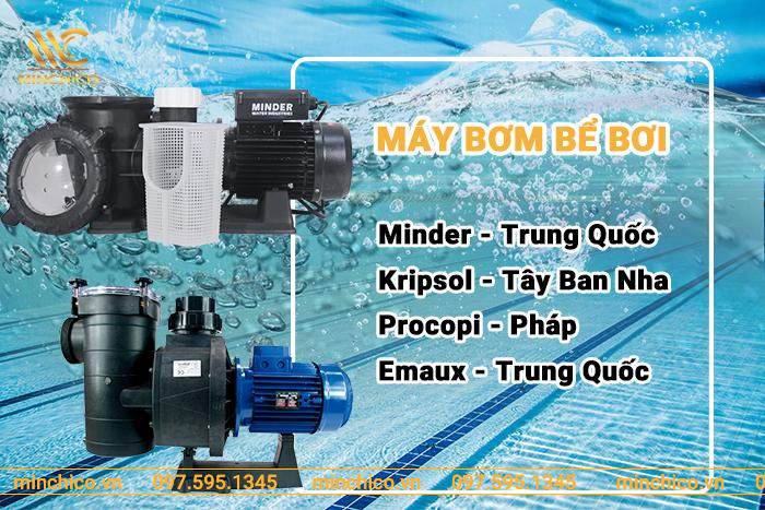 Các thương hiệu thiết bị bể bơi do Minchico phân phối Các thương hiệu thiết bị bể bơi do Minchico phân phối